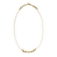 Judith Ripka, Cultured Pearl and Sterling Silver Necklace