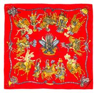 An Hermes 90cm Silk Scarf, 36"x36".