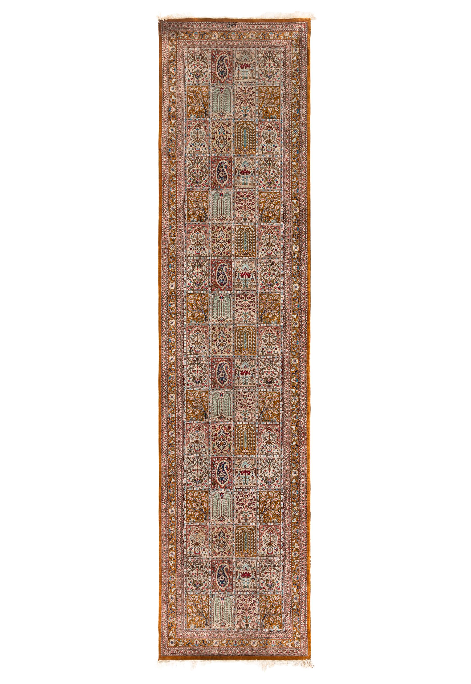 A Bakhtiari Silk Runner
