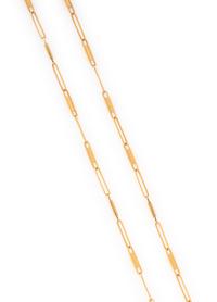 YELLOW GOLD LONGCHAIN NECKLACE