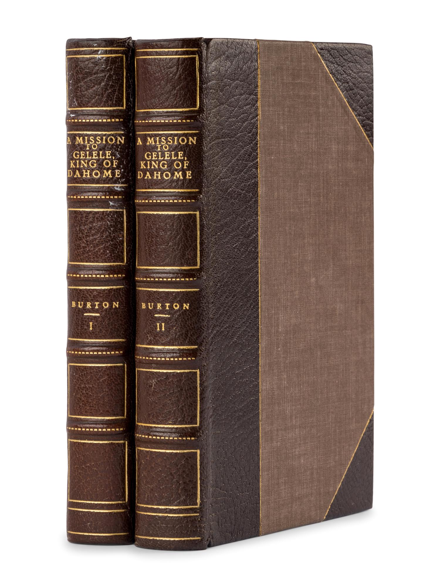 BURTON, Richard Francis, Sir (1821-1890). A Mission to Gelele, King of Dahome. London: Tinsley Brothers, 1864.