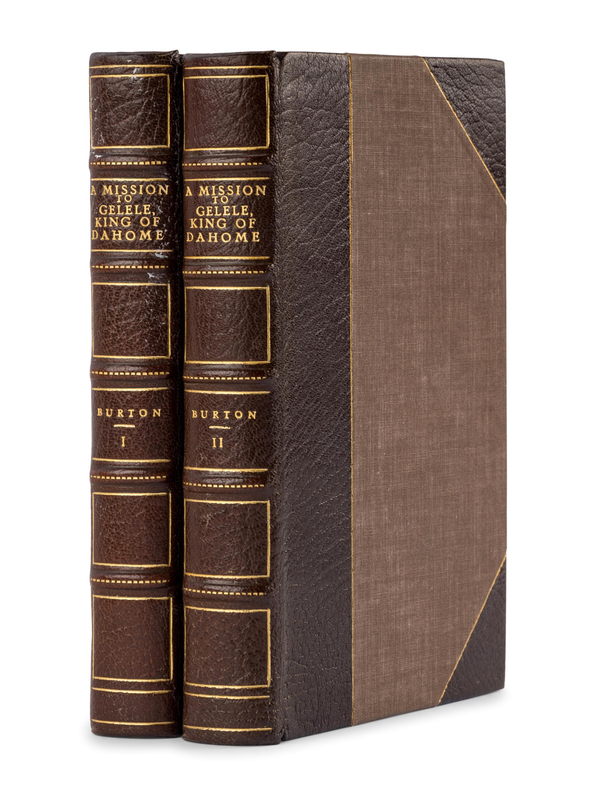 BURTON, Richard Francis, Sir (1821-1890). A Mission to Gelele, King of Dahome. London: Tinsley Brothers, 1864.