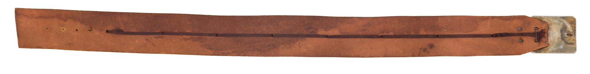 Southern Plains German Silver Concha Belt, with Rocker Engraved Decorations