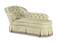 A Button-Tufted Chaise Longue