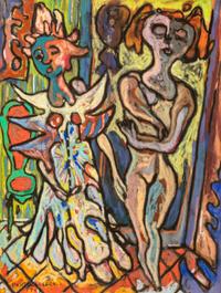 Interior con Mujeres (Interior with Women)