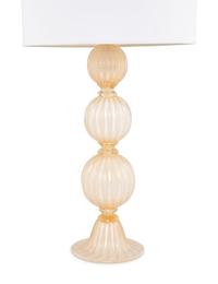 A Pair of Italian Glass Table Lamps