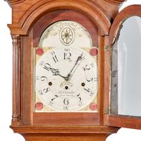 A Southern Federal Walnut Tall Case Clock