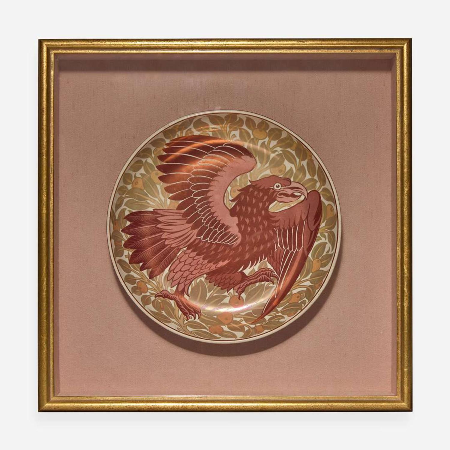 A glazed earthenware bowl in lustre glaze William De Morgan (English, 1839-1917), Fulham, England, circa 1890s