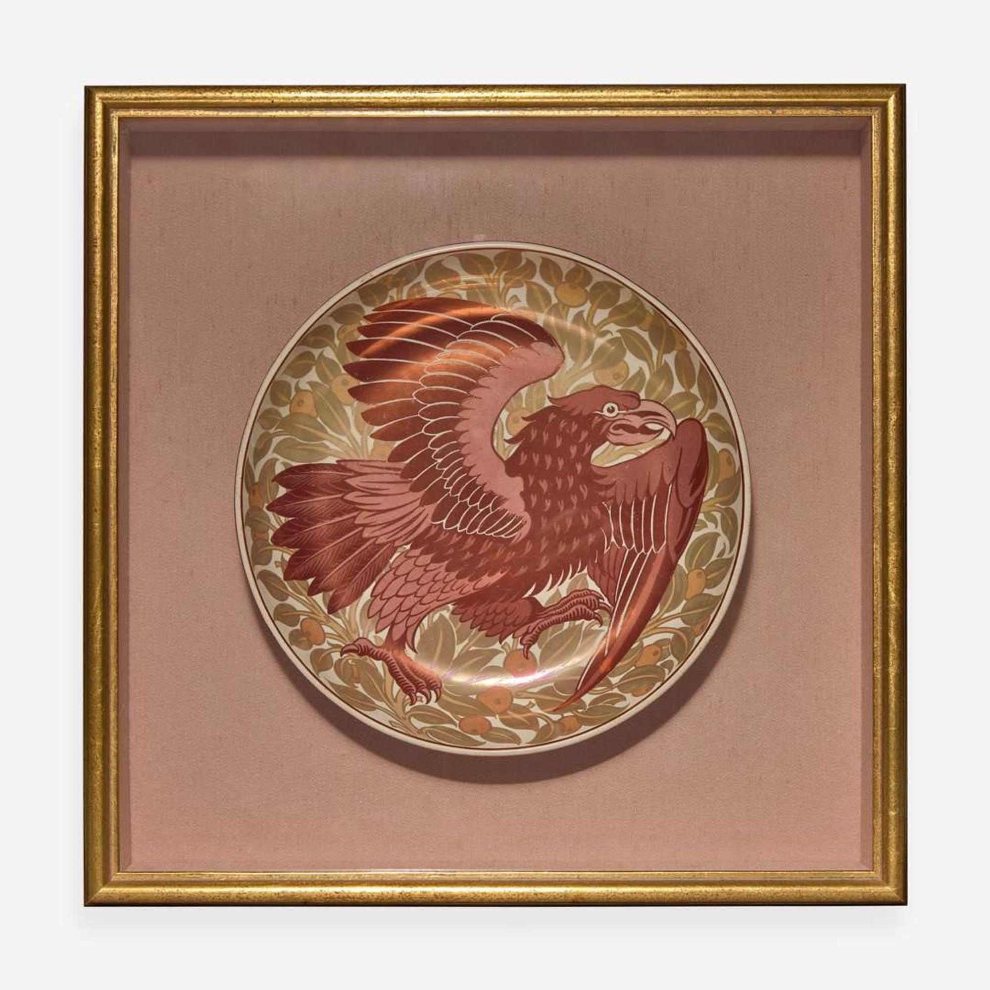 A glazed earthenware bowl in lustre glaze William De Morgan (English, 1839-1917), Fulham, England, circa 1890s