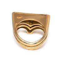 YELLOW GOLD AND DIAMOND RING SET