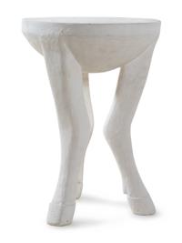 A White Plaster Table in the Style of John Dickinson