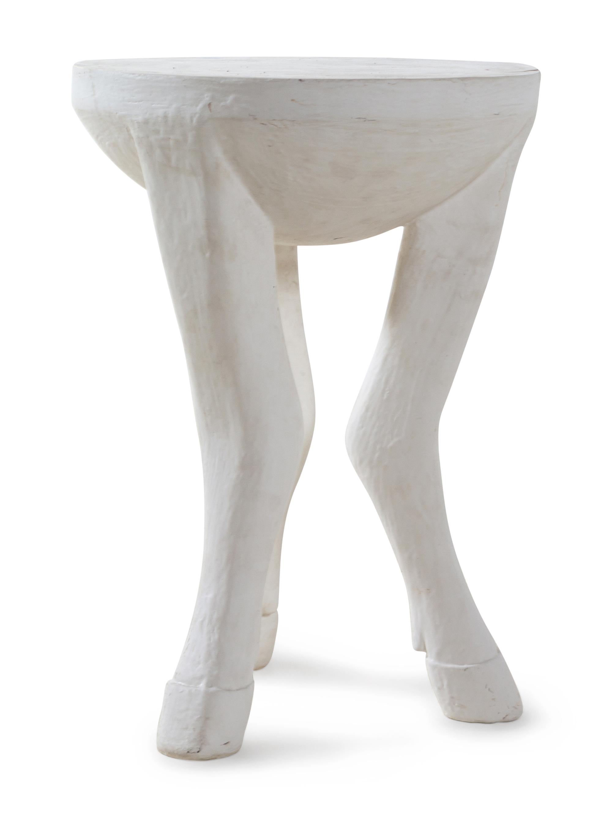 A White Plaster Table in the Style of John Dickinson