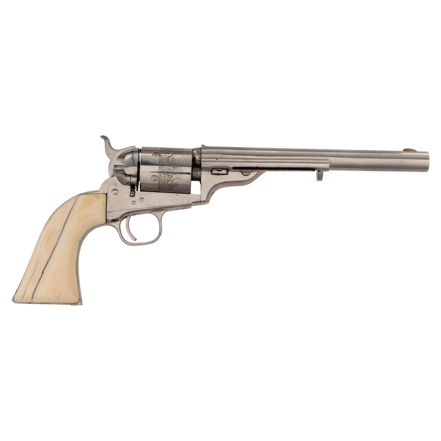 Re-Nickeled Colt Model 1871-72 Open Top Revolver