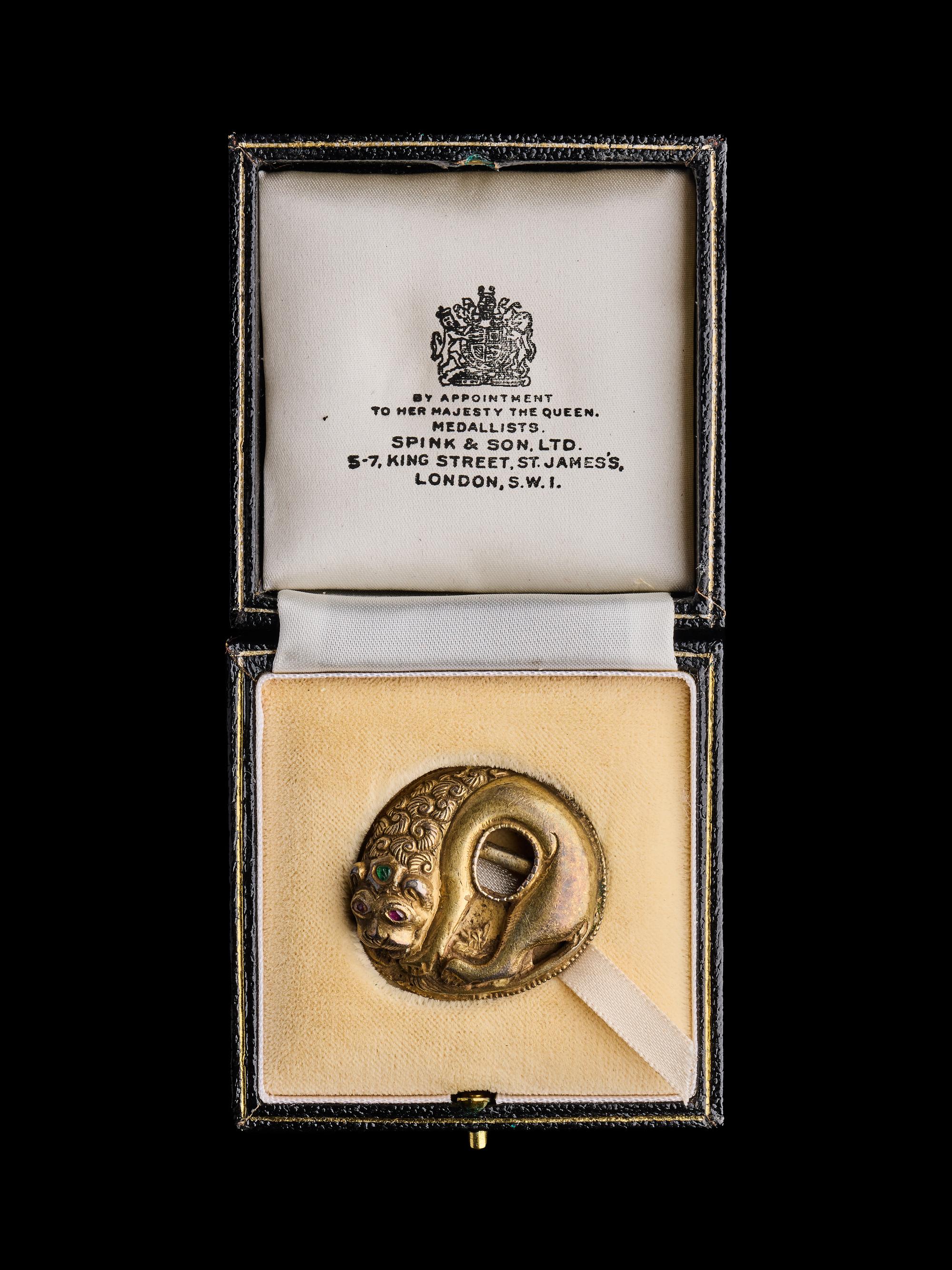 A Scytho-Siberian Gold Buckle in the Form of a Lion
