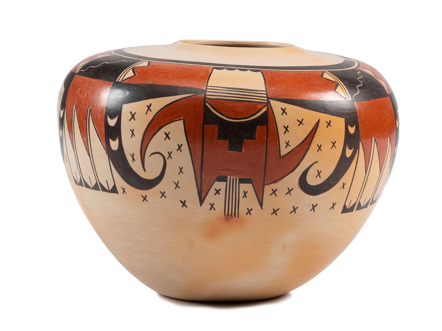 Polychrome Pottery Seed Jar