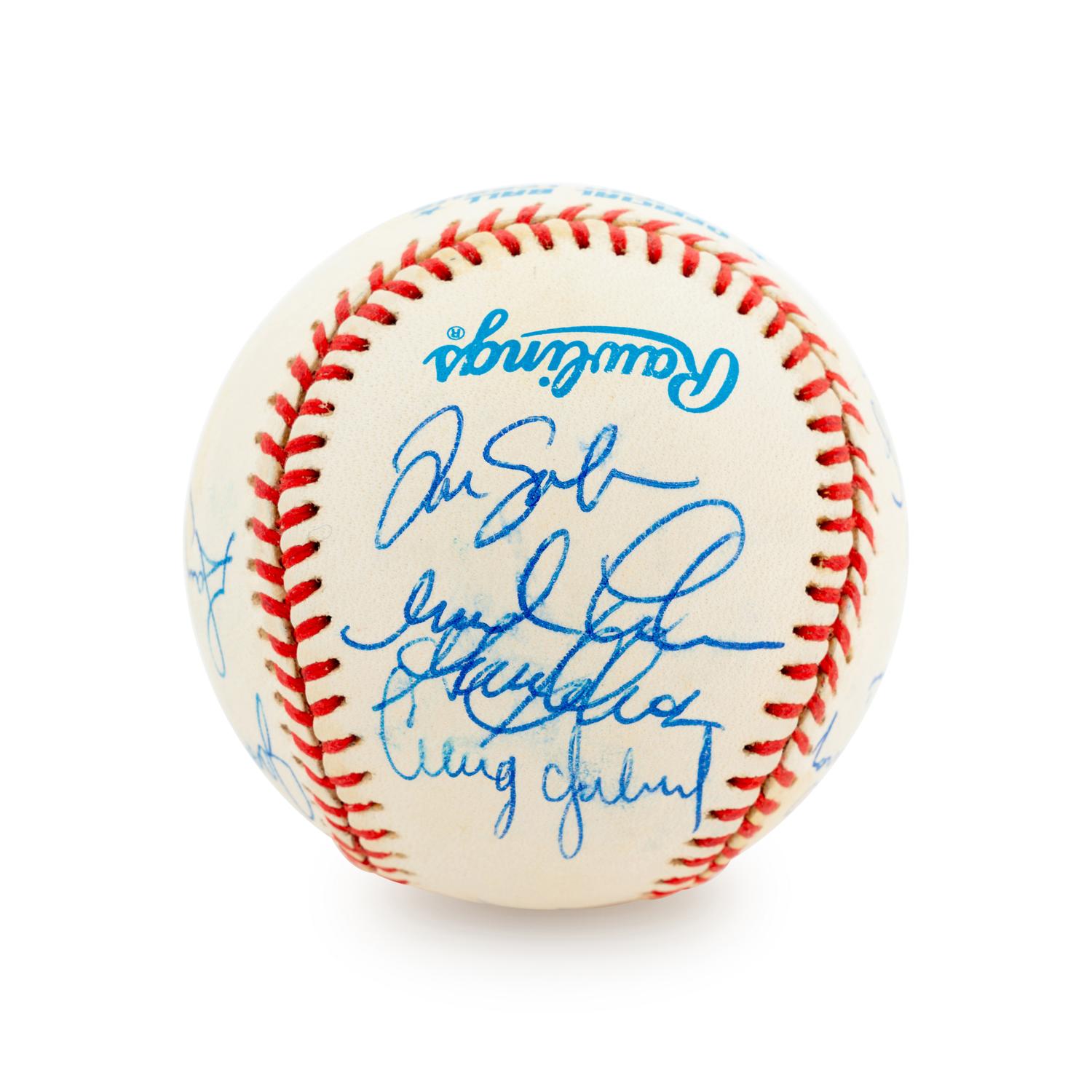 A Group of 19 Los Angeles Angels Signed Baseballs,