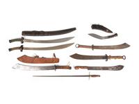 A Group of Ethnographic Edged Weapons