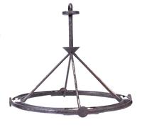 A Contemporary Custom Designed Bronze Four-Light Chandelier after Giacometti 21st Century Height 29 x diameter 34 inches. — EARLY 20TH CENTURY