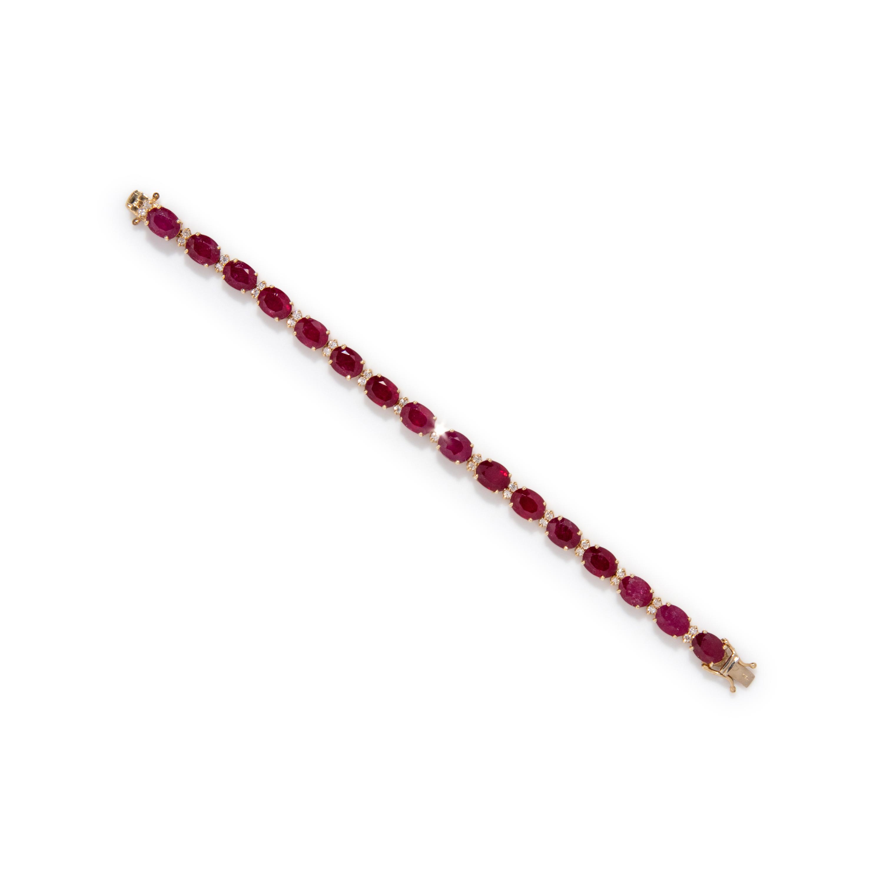COMPOSITE GEM AND DIAMOND BRACELET