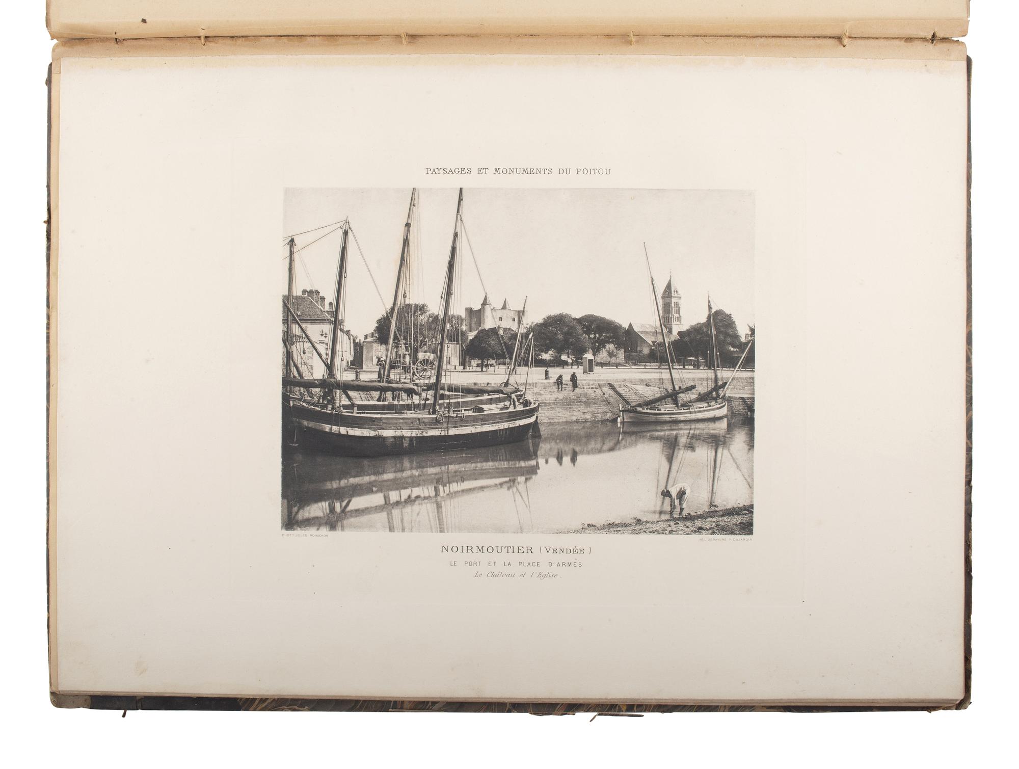 [EARLY PHOTOGRAPHY]. ROBUCHON, Jules (1840-1922), photographer. Paysages et monuments du Poitou....