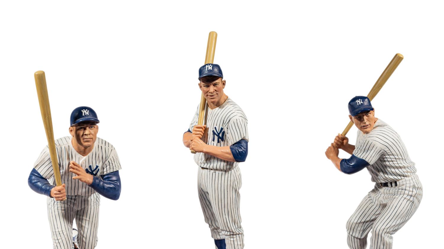 A Mickey Mantle Career Tribute Danbury Mint Figure Display,