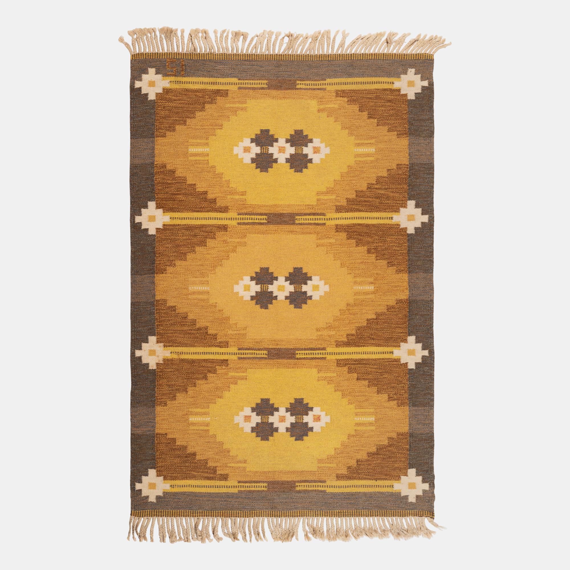 Flatweave Rug Sweden, c. 1960