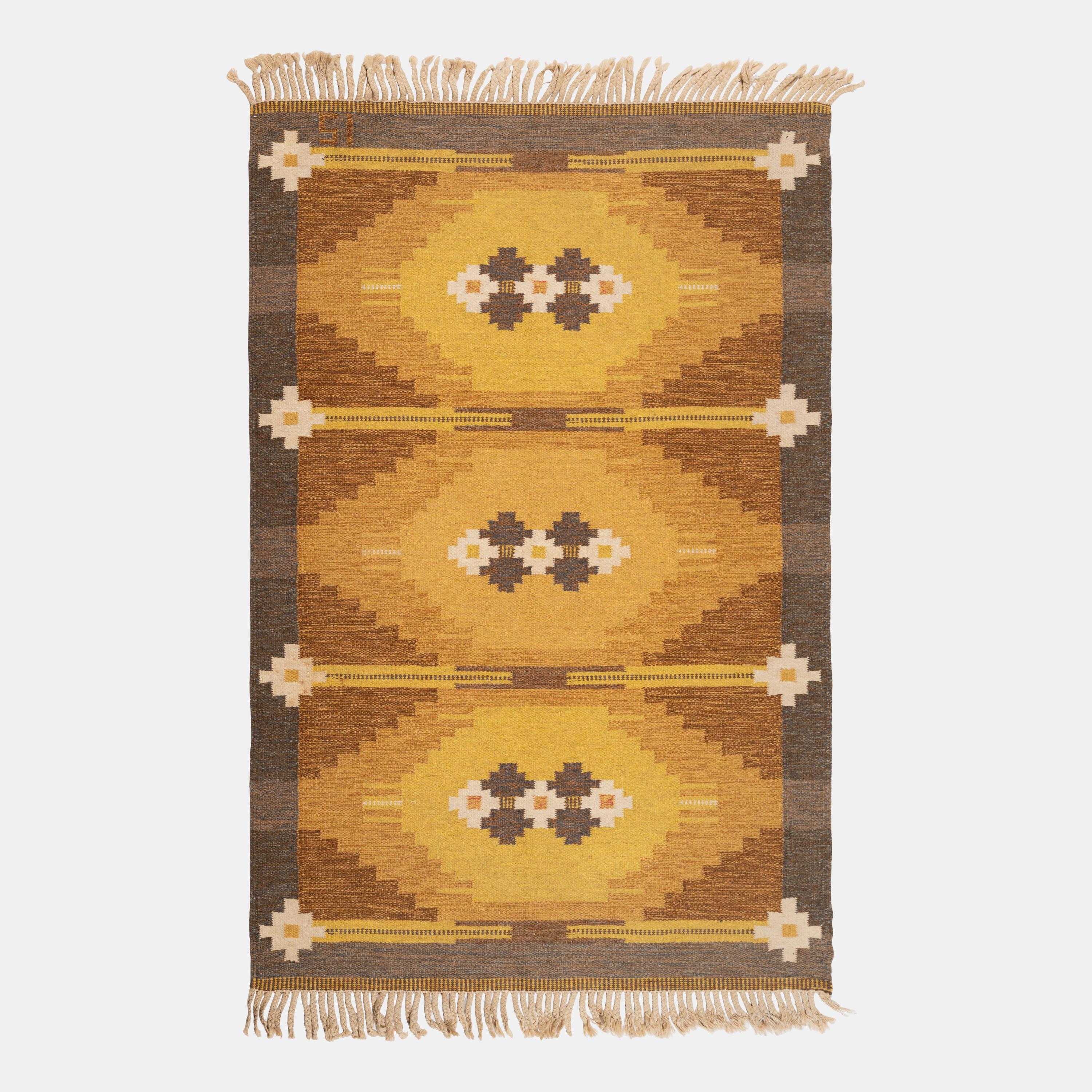 Flatweave Rug Sweden, c. 1960