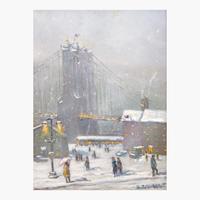 Christopher Willett (American, born 1959) View to Brooklyn Bridge