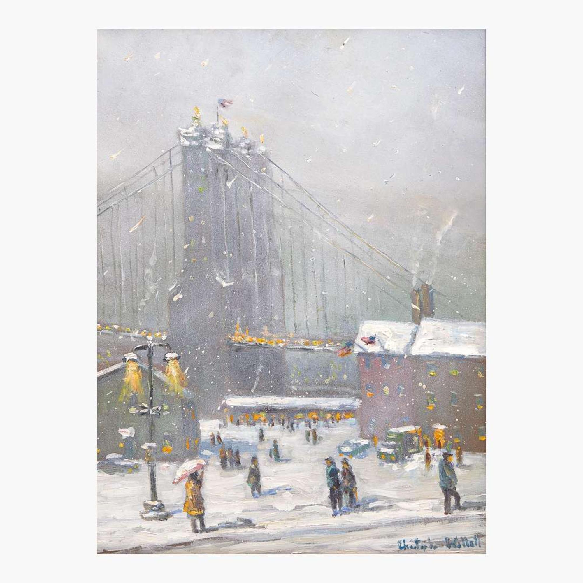 Christopher Willett (American, born 1959) View to Brooklyn Bridge