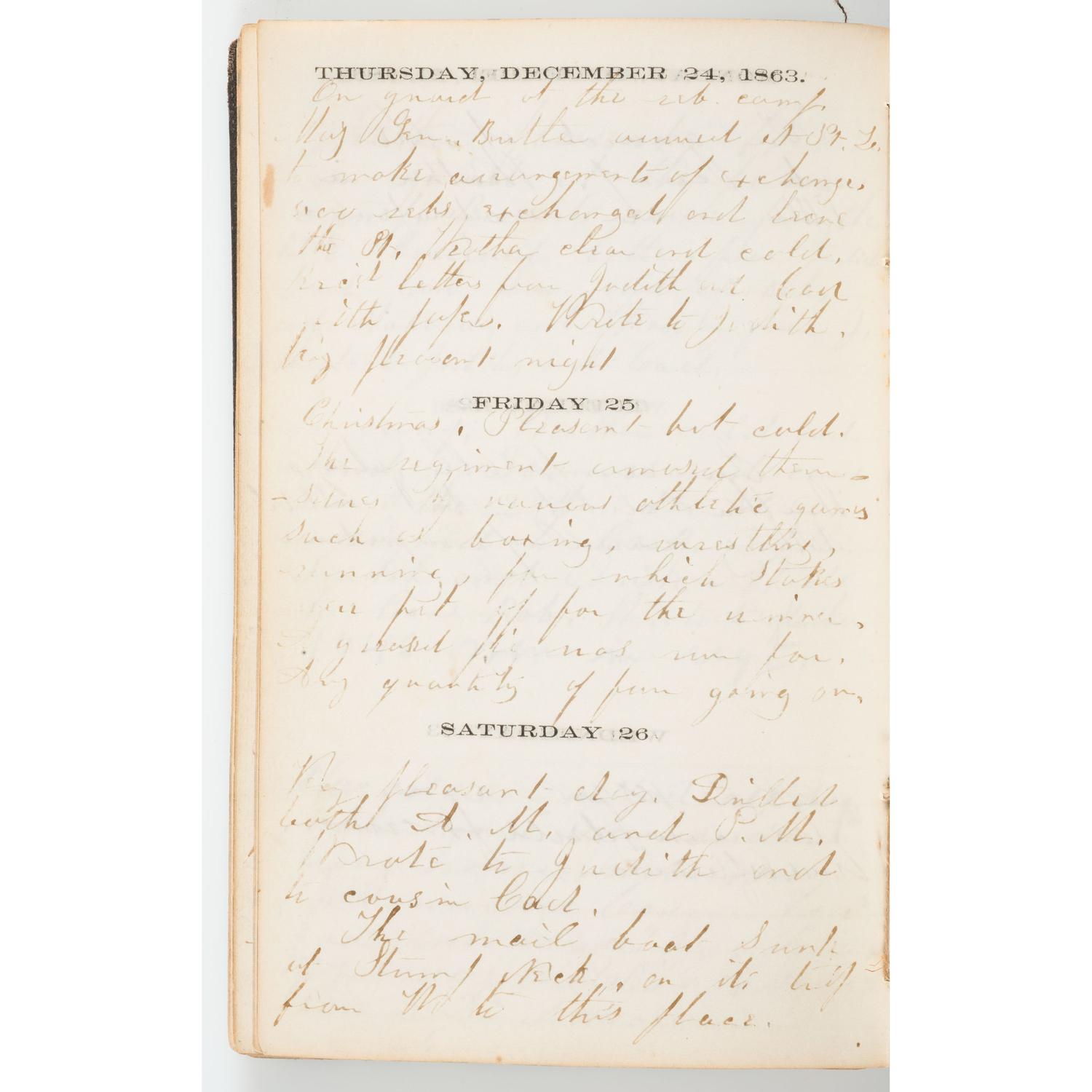 Civil War Diaries of Jared P. Hubbard, 2nd New Hampshire Volunteers