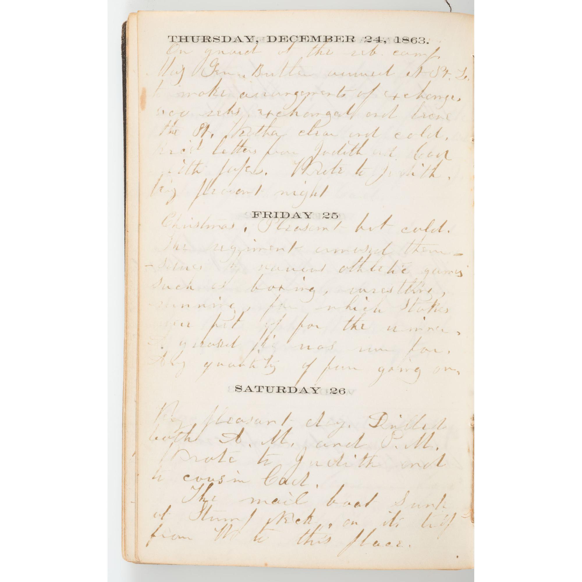 Civil War Diaries of Jared P. Hubbard, 2nd New Hampshire Volunteers