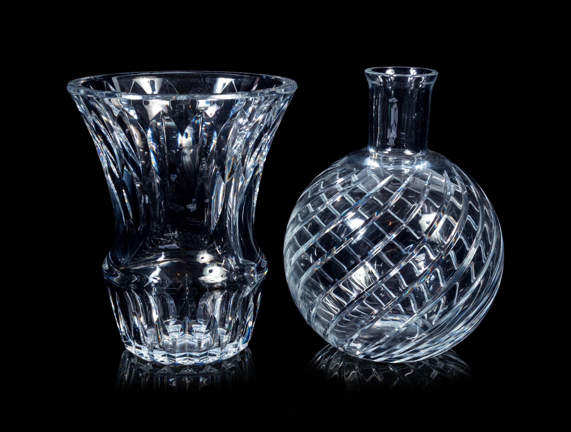 Two Baccarat Vases