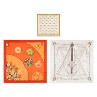 Hermès, Three Silk Scarves