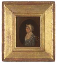 Jacob Eichholtz (1776-1842), A Portrait of a Seated Lady with Shawl and Bonnet