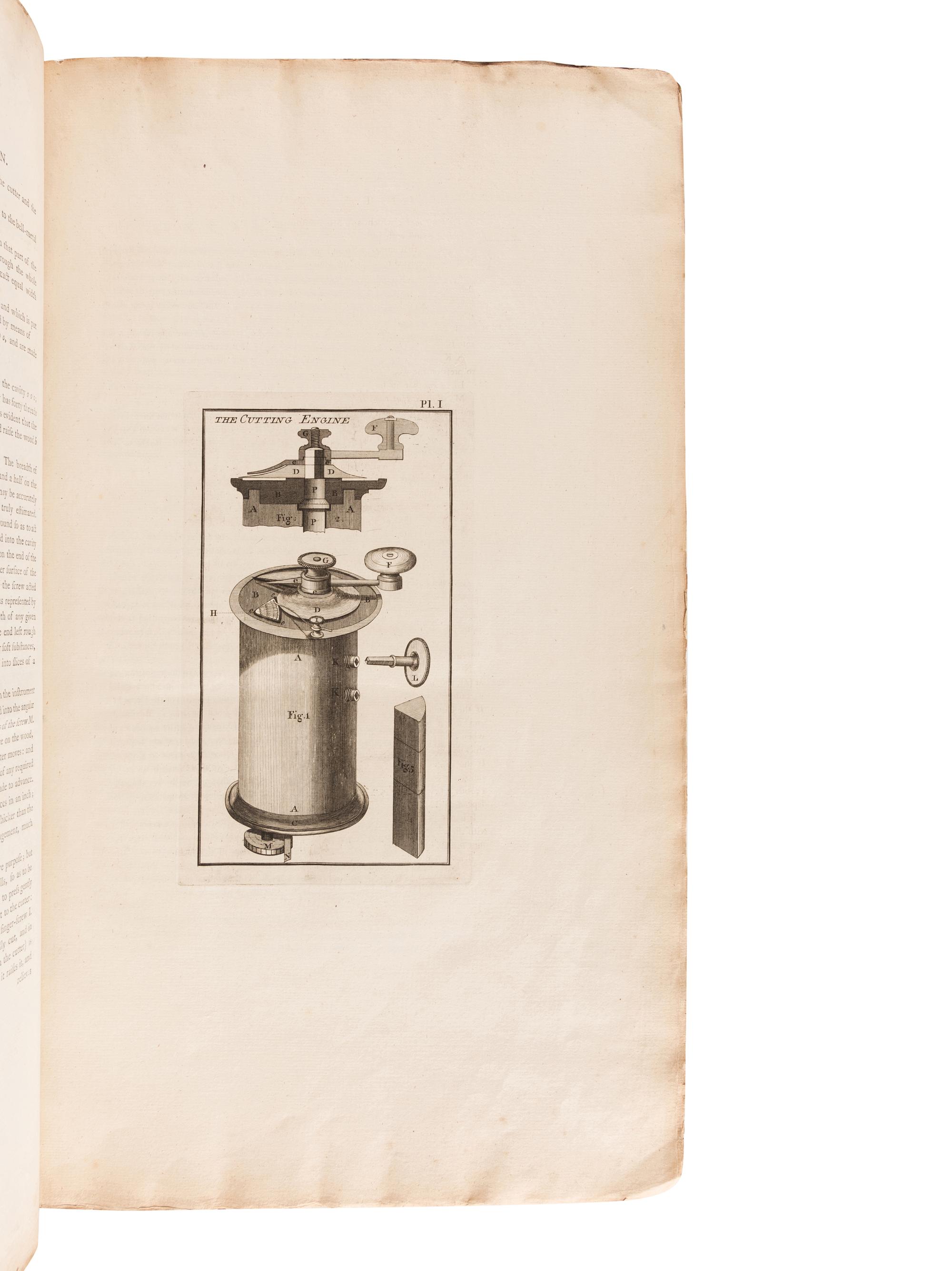 HILL, John, Sir (1716?-1775). The Construction of Timber, from its Early Growth; explained by the Microscope . London: for the author, 1770.