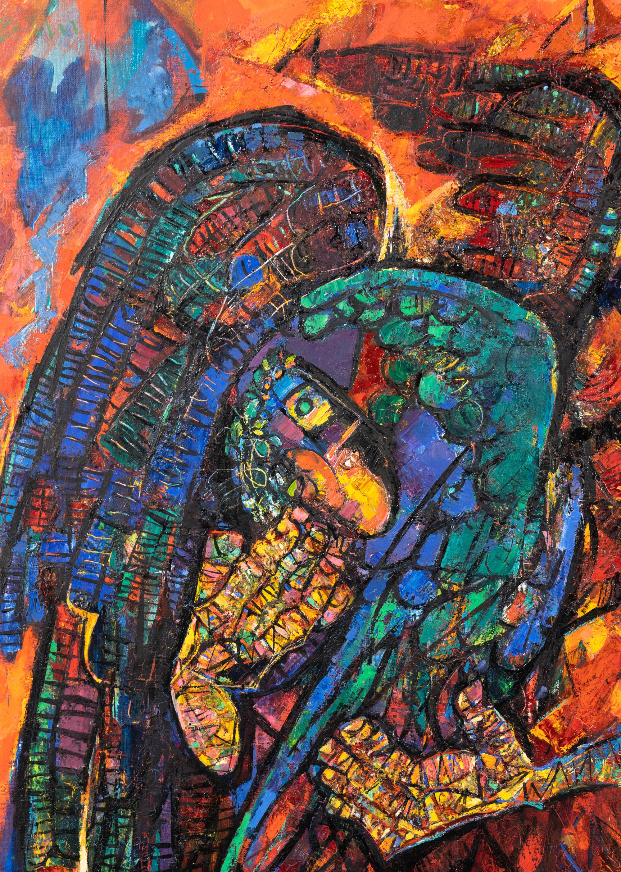 Figure with Wings and Mask, 1950