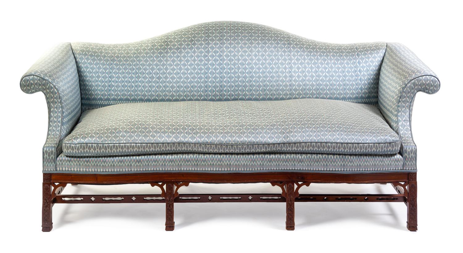 A George III Style Mahogany Sofa — CIRCA 1900