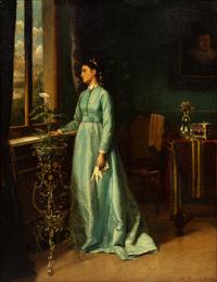 Albert Roosenboom, (Belgian, 1845–1873), Portrait of a Lady