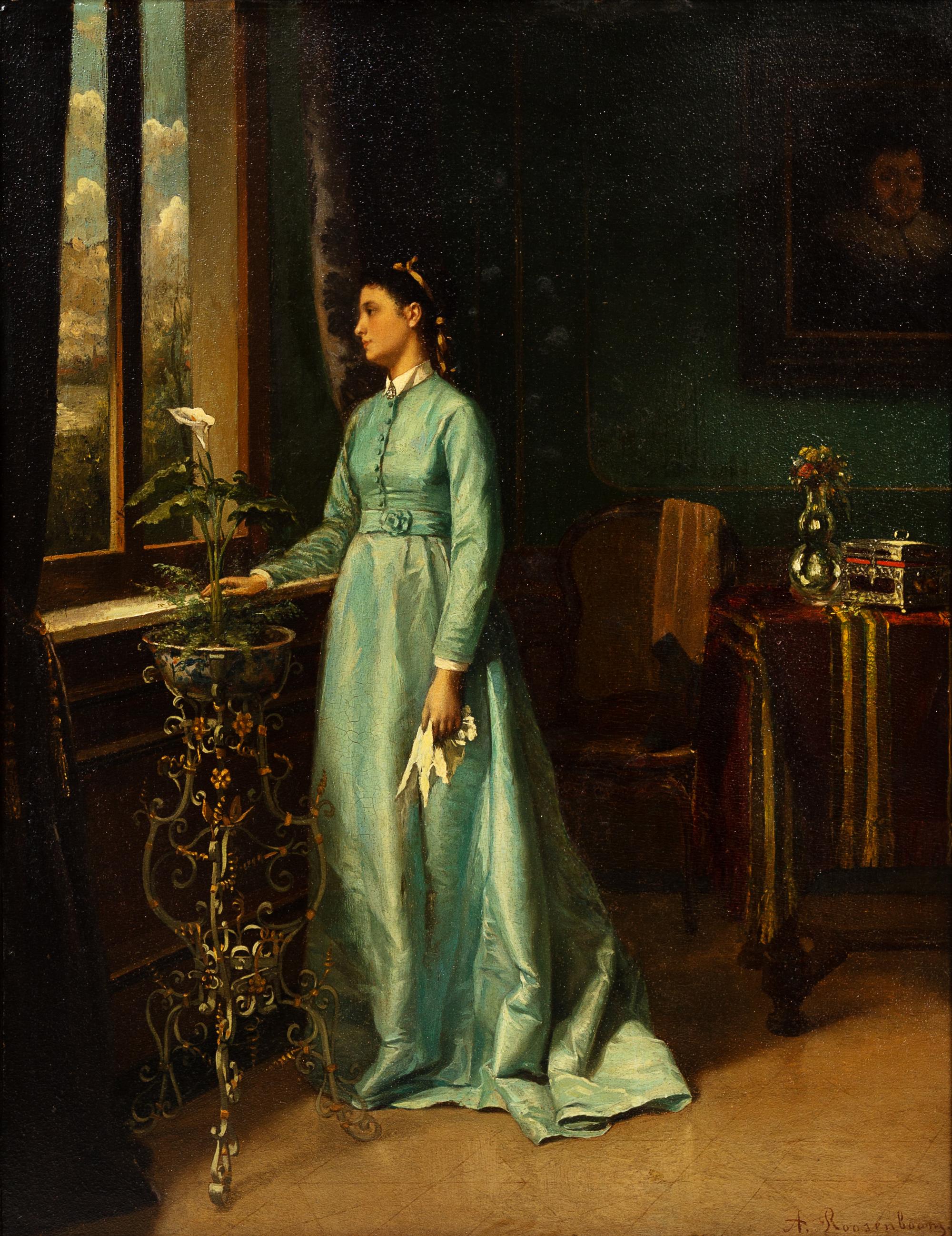 Albert Roosenboom, (Belgian, 1845–1873), Portrait of a Lady