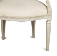 A Pair of Italian Directoire Style Painted Armchairs — Late 19th Century