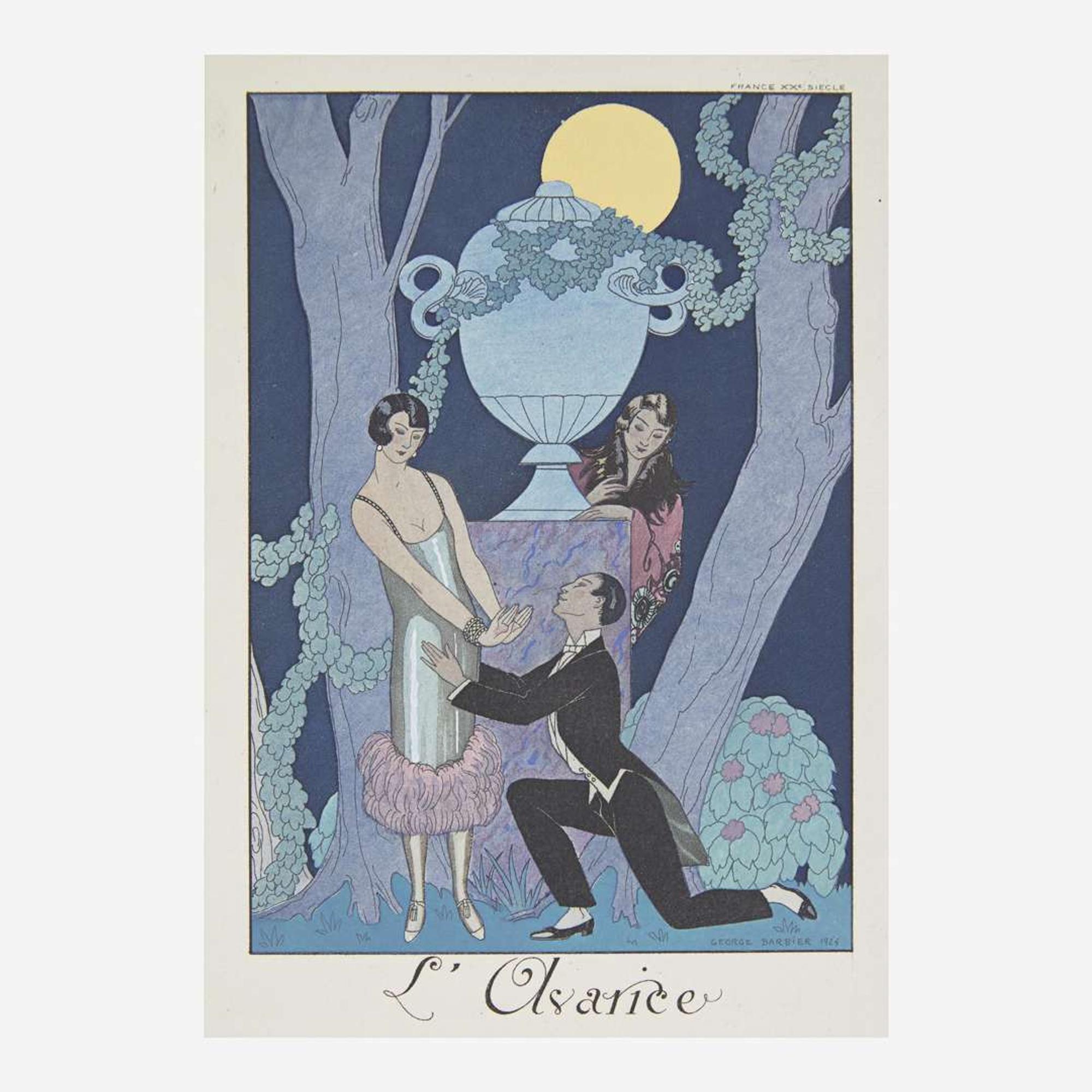 [Children's & Illustrated] [Barbier, George] Falbalas & Fanfreluches. Almanach des Modes presentes, passees et futures