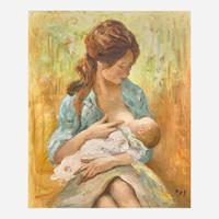 Marcel Dyf (French, 1899-1985) La Mère et l’Enfant