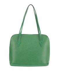 LOUIS VUITTON, GREEN EPI LUSSAC BAG