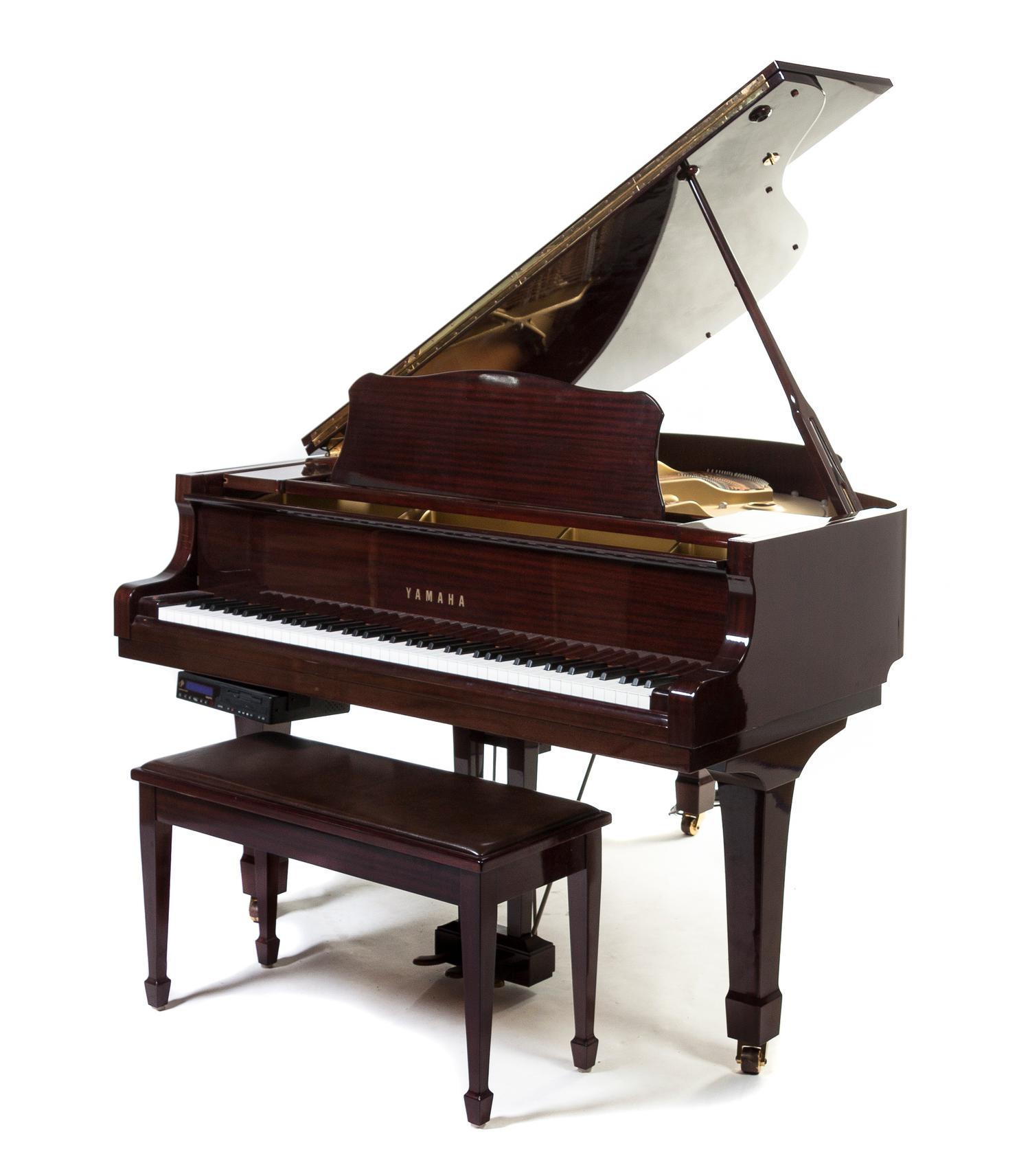 A Yamaha Baby Grand Player Piano, Length 55 inches.