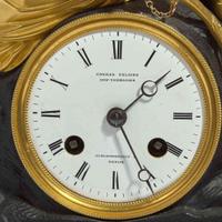 A German gilt and patinated bronze "Turkish" mantel clock Conrad Felsing, Berlin, circa 1820-1844