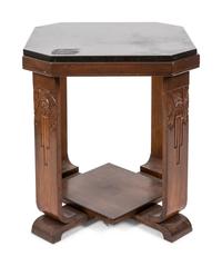 An Art Deco Walnut Octagonal Occasional Table — SECOND QUARTER 20TH CENTURY