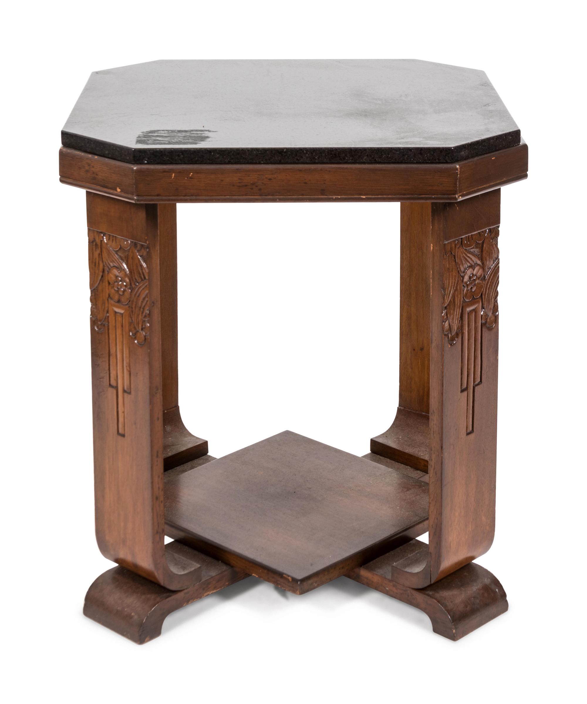 An Art Deco Walnut Octagonal Occasional Table — SECOND QUARTER 20TH CENTURY
