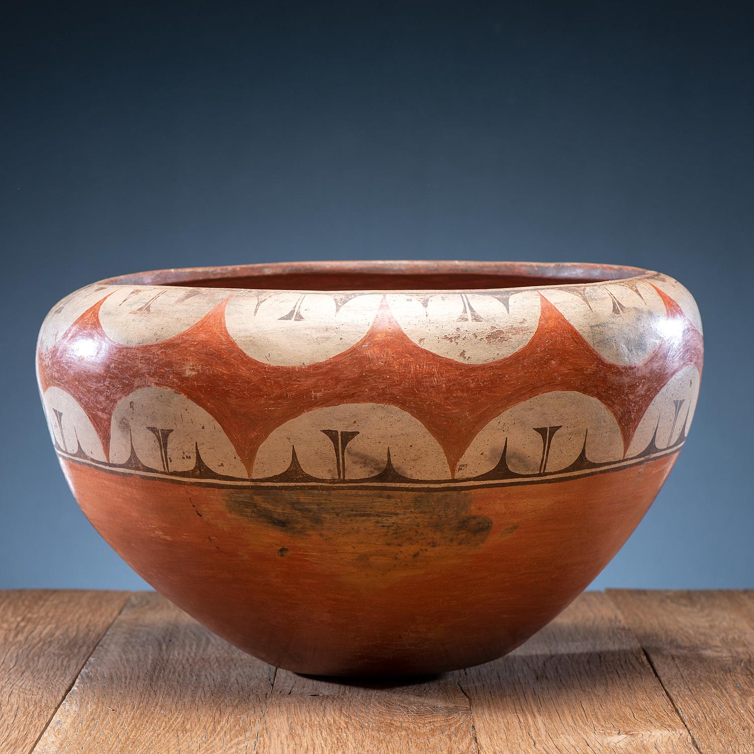 Rosalie Medina Toribo (Zia, ca 1858-1950) Attributed, Dough Bowl
