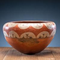 Rosalie Medina Toribo (Zia, ca 1858-1950) Attributed, Dough Bowl