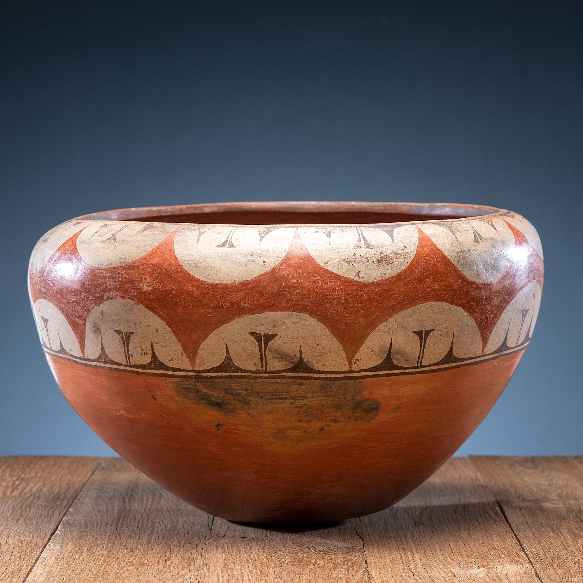 Rosalie Medina Toribo (Zia, ca 1858-1950) Attributed, Dough Bowl